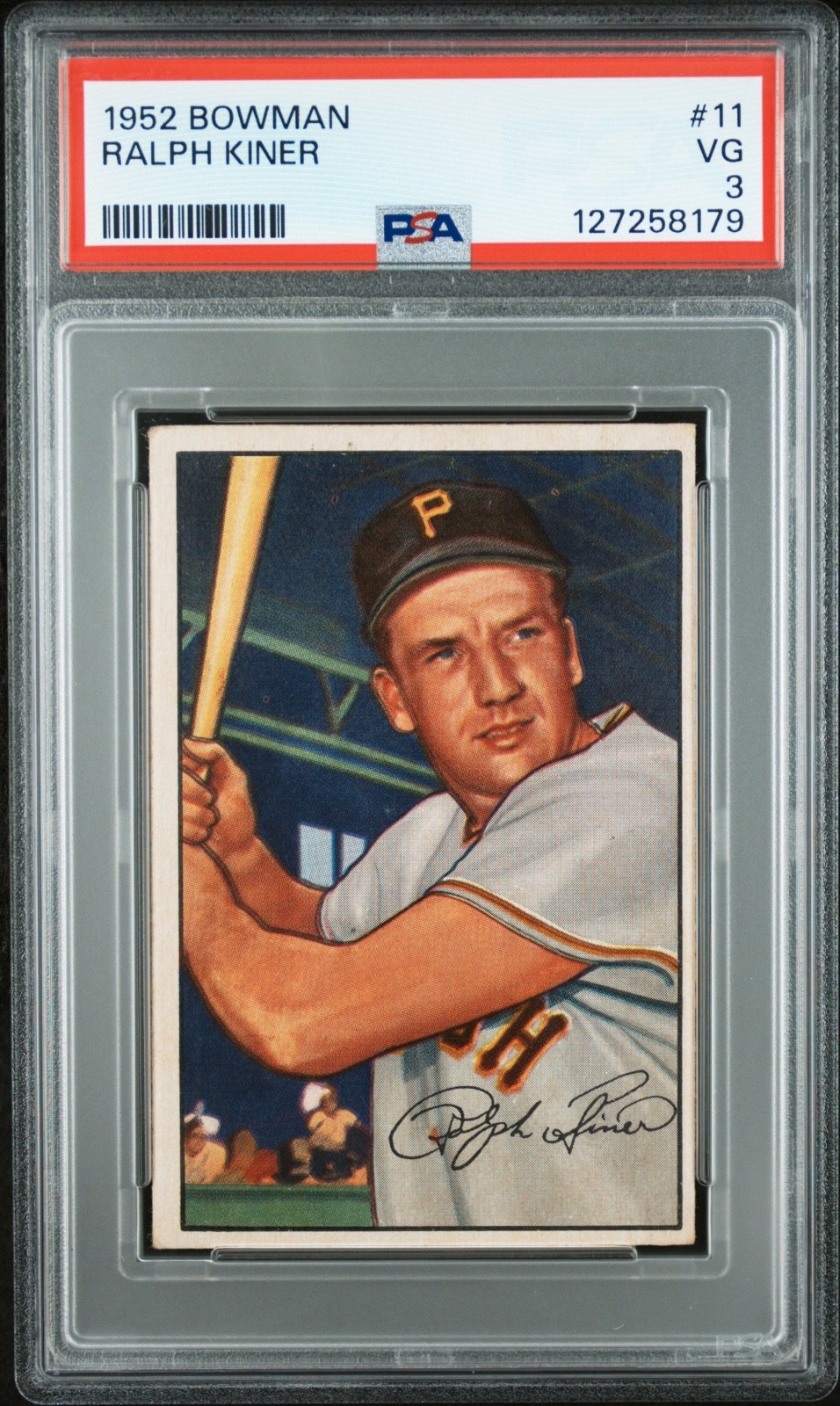 1952 Bowman Ralph Kiner #11 PSA 3 VG