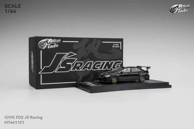 Micro Turbo 1/64 ホンダシビックFD2 J’s racing Micro Turbo Honda Civic FD2 J's Racing model (Metallic Black) | eBay
