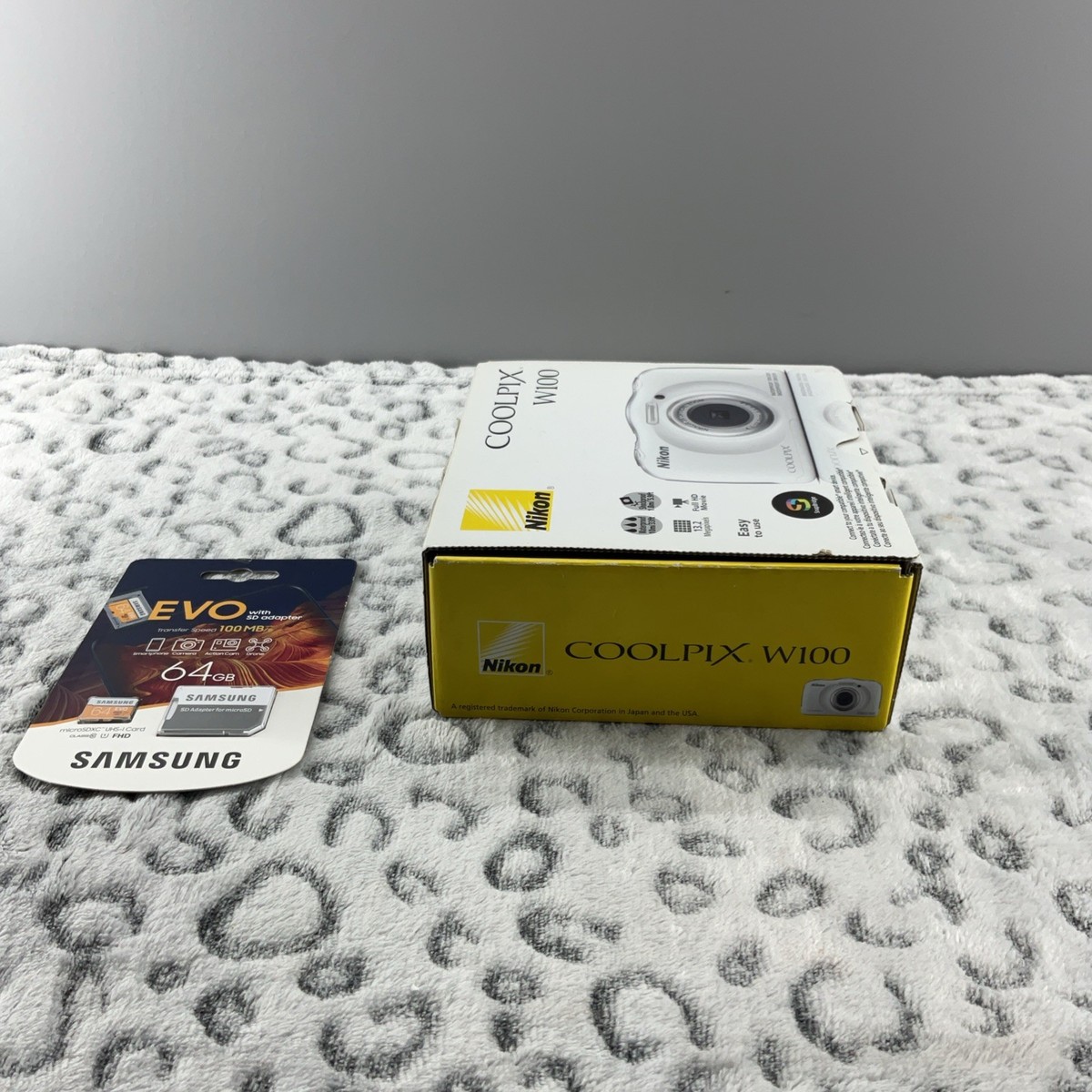 Nikon COOLPIX W100 13.2 MP Digital Camera - White for sale