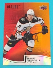 2021-22 Upper Deck Allure Rainbow Red-Orange #R-23 Jamie Drysdale HOCKEY Card E8