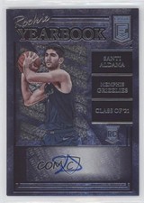 2021-22 Donruss Elite Rookie Yearbook Santi Aldama #RY-SAL Auto RC 0r2f
