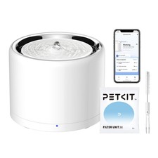 PETKIT Eversweet 3 Pro Cat Water Fountain with Wireless Pump, 1.35L/46oz Stai...