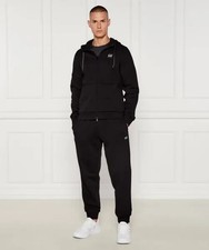 EA7 MEN'S HOODIE FULL ZIP COTTON SWEATSHIRT EMPORIO ARMANI art. 7M000914 AF10