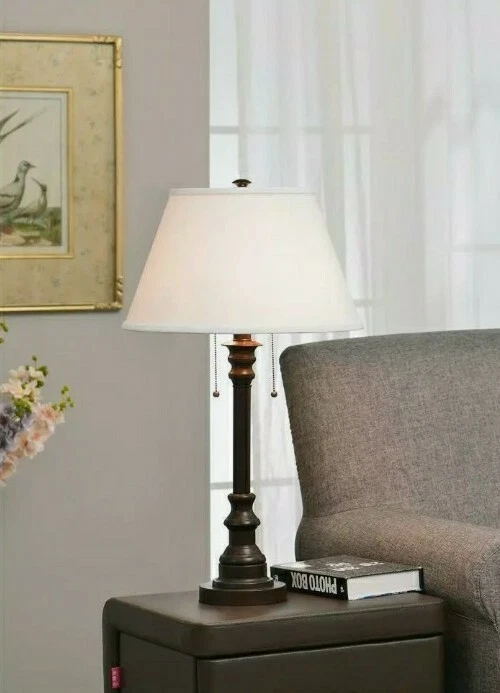 Kenroy Home Spyglass 31 pol. Abajur de mesa de bronze - Imagem 3 de 3