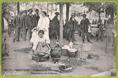 aa5589 - CHILE - Vintage Postcard - Santiago - Ethnic