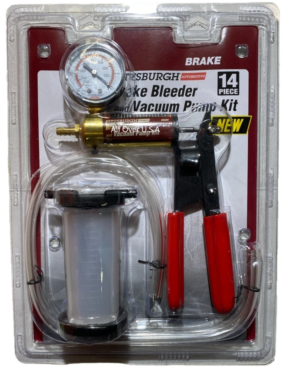 Brake bleeder and hotsell vacuum pump kit