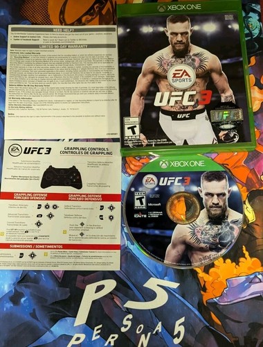 EA Sports UFC 3 - Microsoft Xbox One Complete CIB Tested Working