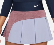 NEW NIKE S Women's Dri-Fit Pickleball/Tennis/Golf Skort-Multi Blue CV4707-452