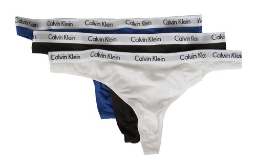 Packung mit 3 Tanga Slip Frauen Dame Tripack CK CALVIN KLEIN Artikel QD3587E THO - Bild 29 von 92