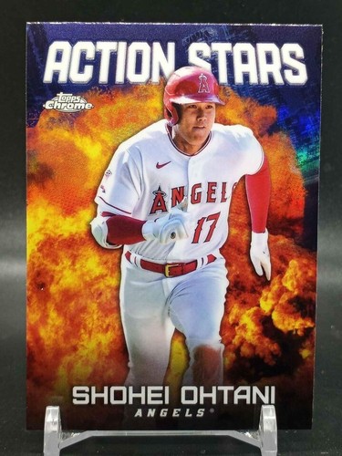 Shohei Ohtani 2023 Topps Chrome  Update Series Action Stars Los Angeles Angels
