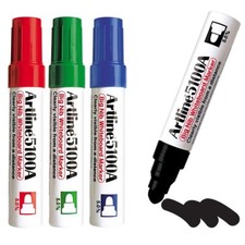 Artline 5100A Big Nib Magnum Whiteboard Markers Extra Thick 5.0mm Bullet Tip