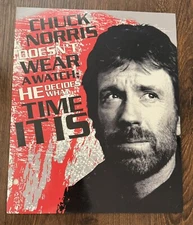 Chuck Norris Portfolio Folder 3 Hole Punched