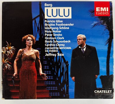 BERG Lulu 3 CD Set w/ booklet France National Orchestra Live Opera in 3 Acts