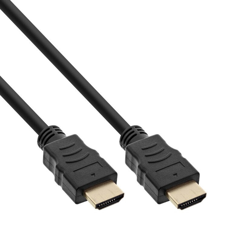 Inline Hdmi Kabel Premium Videokabel 2m Full-hd Ethernet Schwarz