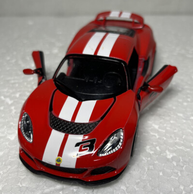 2012 Lotus Exige S Diecast 1:32 Kinsmart Kin Smart Red 3 - Pull Back