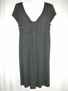 Damenmode Kleider H M Damen Freizeit Party Kleid Kurzarm Dunkelgrau Gr 44 253 Ebay