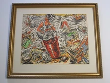 CHARDIN PAINTING ABSTRACT EXPRESSIONISM FRENCH MODERNISM NUDE BEACH WHIMSICAL