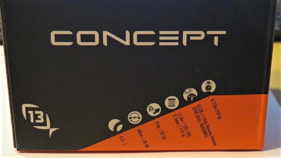 13 Fishing Concept Z-2 SLD Cast Reel Right Hand 6.8:1-ZSLD2-6.8-RH NEW - Image 4 of 4