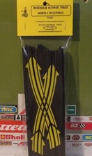 TYCO, 9" LANE CHANGER, YELLOW ARROWS, HO SLOT CAR TRACK, 5841, 2pc.-PACK 