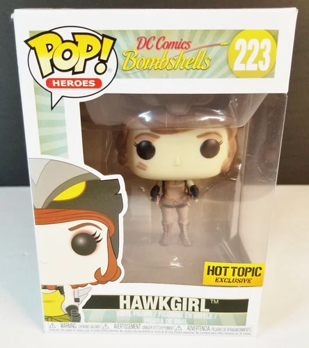 Funko Pop Vinyl Figure DC Comics Bombshells Hawkgirl Sepia 223 Hot Topic Excl