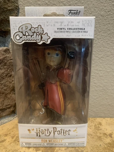 FunKo Rock Candy Harry Potter Ron Weasley (Quidditch) 5" Vinyl Figure Brand New