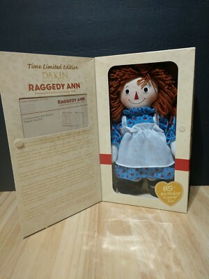 RAGGEDY ANN 85th Birthday Doll Limited Edition Dakin Signature Collection 