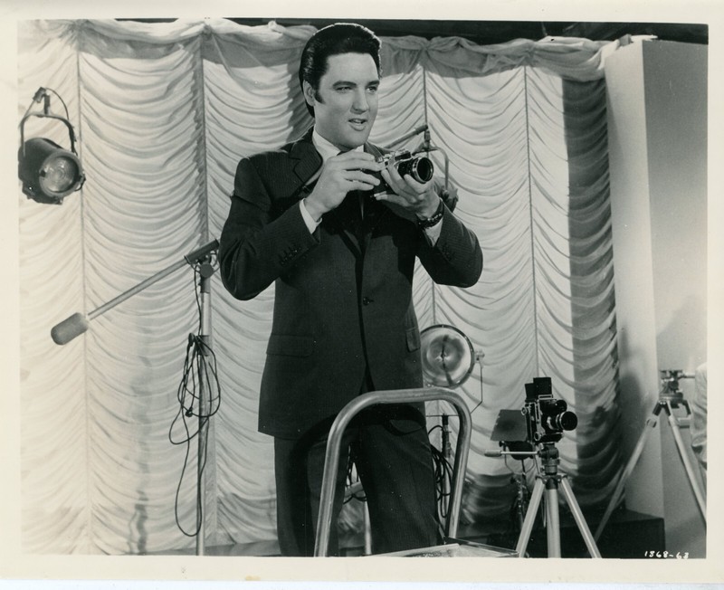 Elvis Presley in Live a Little Love a LIttle 8x10 black & white glossy photo