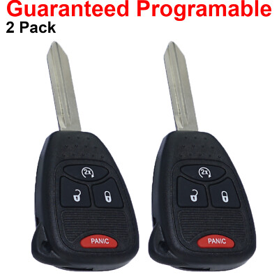 2 for 2007-2018 Jeep Wrangler Compass Remote Start Car Key Fob OHT692427AA