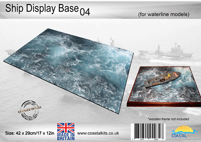 for waterline models Coastal Kits Ship Display Base