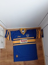 Vintage  Leeds Rhinos Home Rugby Shirt Jersey ASICS size L Large 1998-1999