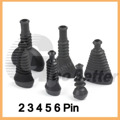 2 3 4 5 6 Way Pin AMP Superseal Waterproof Connector Rubber Boots Sleeve