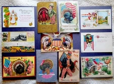 Choose from 14 antique (and affordable) Thanksgiving postcards