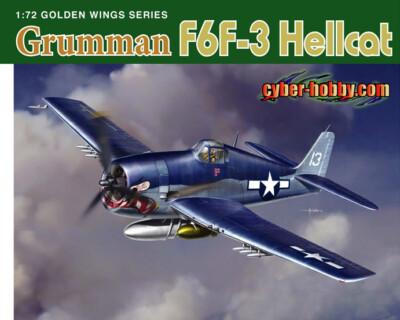Grumman F6F-3 Hellcat 1:72 Kunststoff Modell Kit Cyber Hobby
