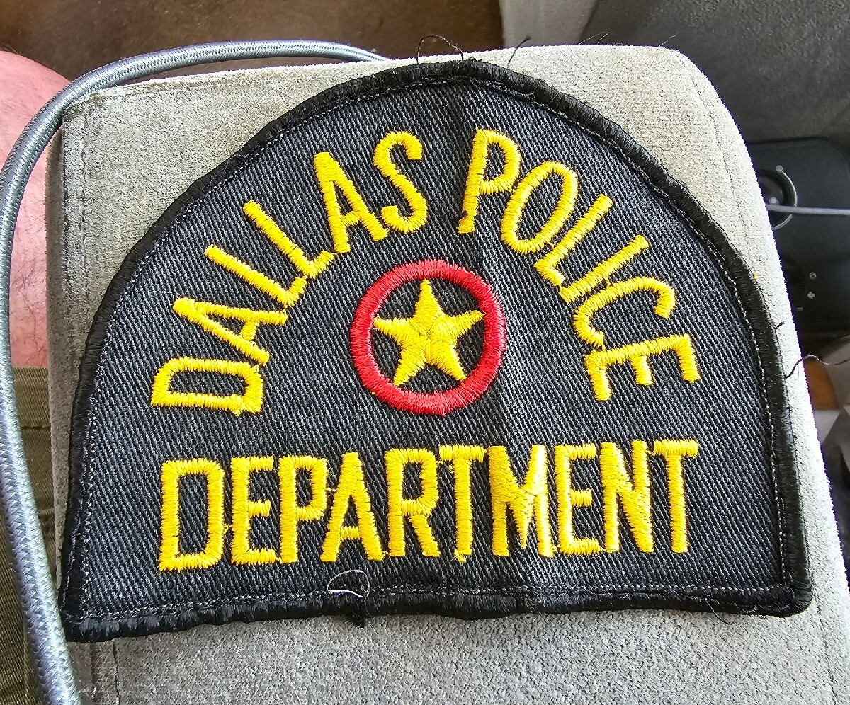 dallas police department Patch tx dpd Texas sheriff Constable
