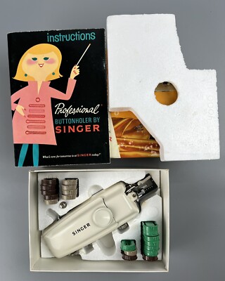 SINGER Professional Buttonholer Attachment 19 Cams 161829 Slant