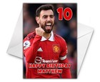 BRUNO FERNANDES Personalised Birthday Card - Manchester United Birthday Card