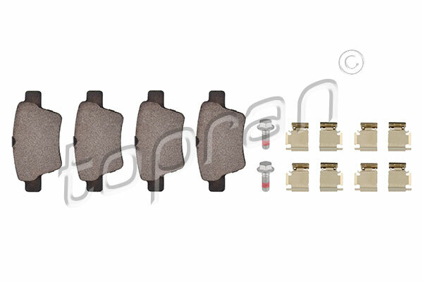 Plaquettes de frein silencieuses Peugeot 307 et Citroën C4 anti-vibration