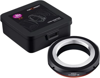 K&F Concept Lens Adapter for M39 Lens to Sony E Mount Mirrorless Cameras Body