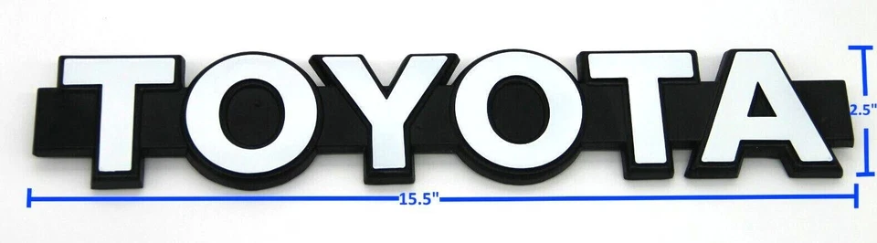 for Toyota Land Cruiser FJ60 Front Grill Emblem 1981-1989 Badge Logo Panel - Image 2 of 4
