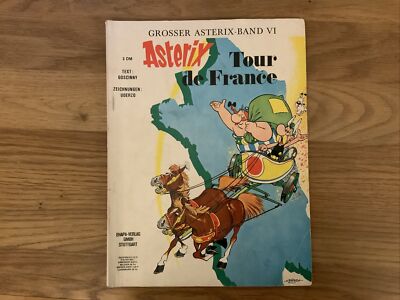 ASTERIX TOUR DE FRANCE / GROSSER ASTERIX BAND 6 / 1970 / 3 DM