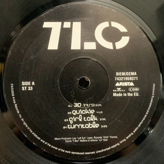 TLC 3D 2LP Vinyl 2002 EU Original Arista Records 74321959371 R&B Left Eye - Image 3 of 4