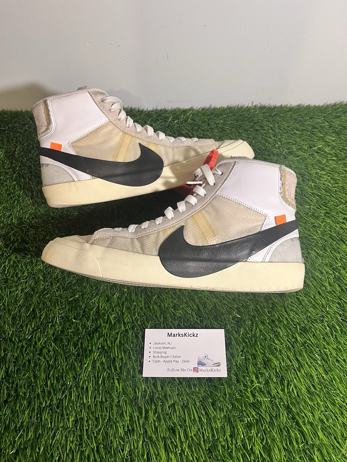 OFF WHITE X NIKE Taglia 10 Nike Off White x Blazer Mid The Ten