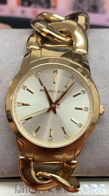 Michael Kors MK3608 Elena Gold Tone Dial Gold Tone Stainless Women\'s Watch Michael Kors MK3608 Elena Gold Tone Dial Gold Tone Stainless  main image 4