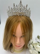 Bridal Crown Crystal Princess Tiara Rhinestone Wedding Queen Headband