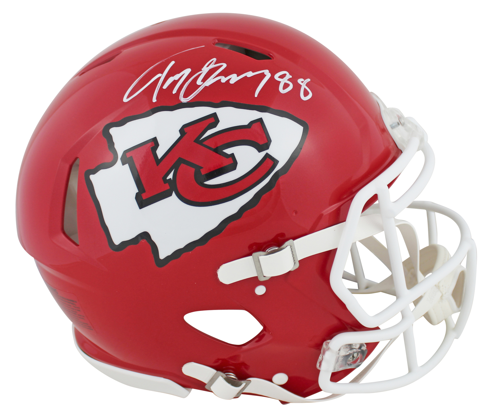 Tony Gonzalez Autographed Signed Chiefs Full Size Speed Proline Helmet With White Sig Beckett Wit 