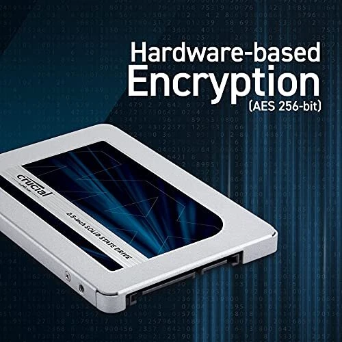 Crucial MX500 500GB SATA 2.5" 7mm Internal SSD with Adapter, CT500MX500SSD1 - Picture 8 of 8