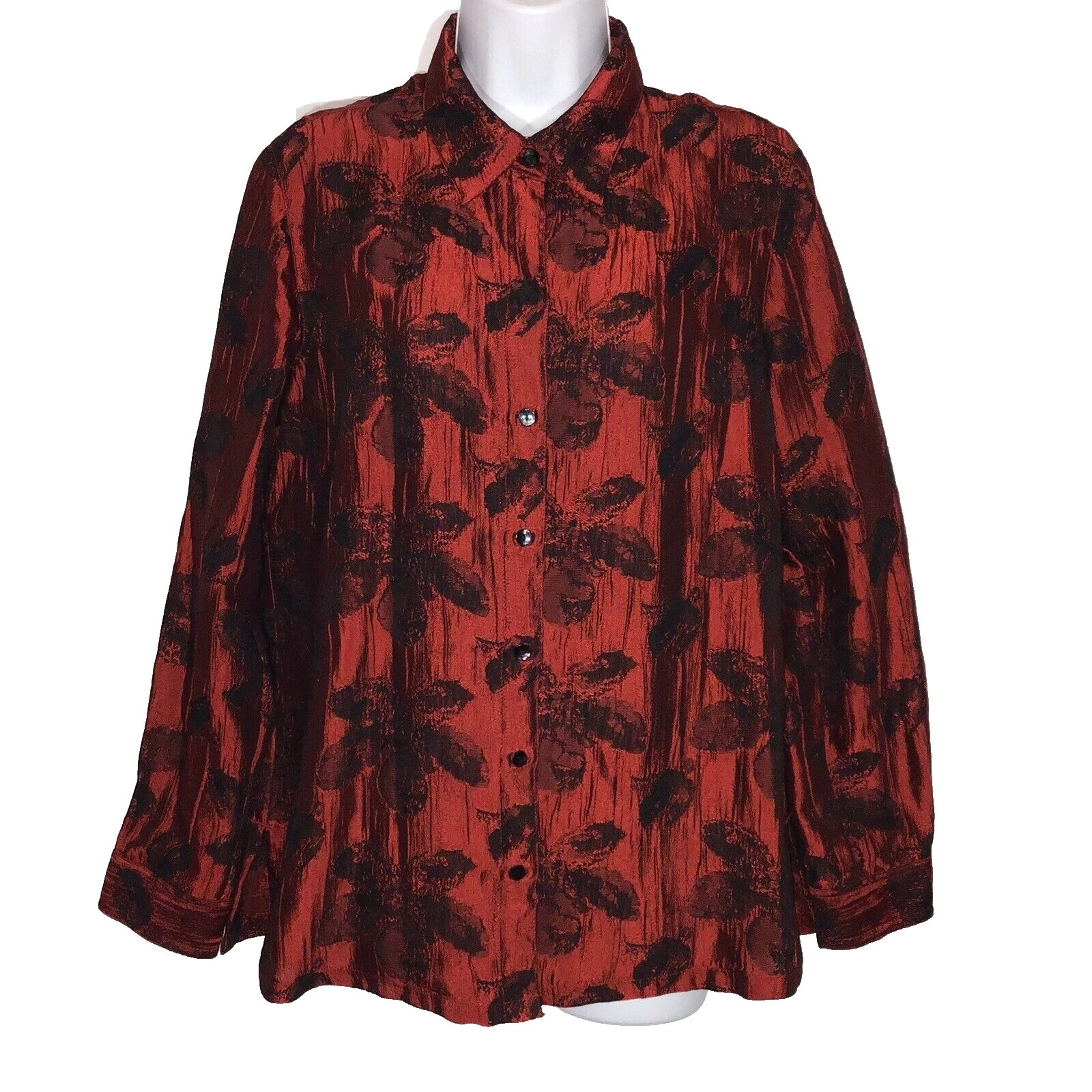 Топы и блузки из полиэстера с цветочным рисунком для женщин Chico's