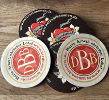 10 Bierdeckel DBB Bergmann Brauerei Dortmund powered by DSW21