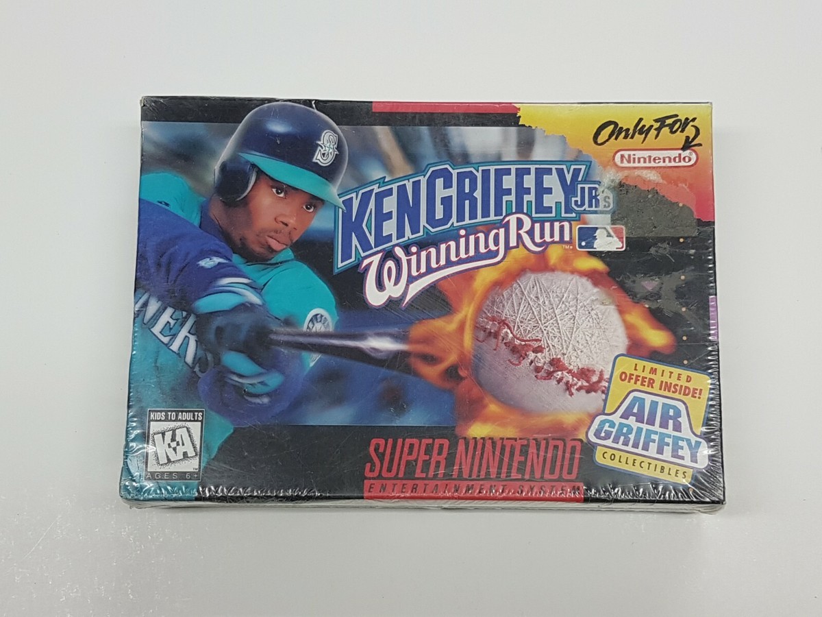 Ken Griffey Jr.'s Winning Run Super Nintendo Authentic Brand New