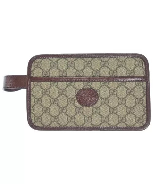 Sac pochette GUCCI beige x rouge foncé (à motifs) 2200542665202